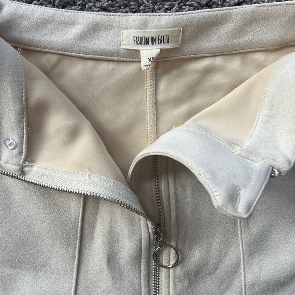 Fashion on Earth Tan High Waisted Skirt - Picture 3 of 6